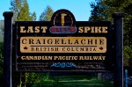 Sign at Craigellachie BC.